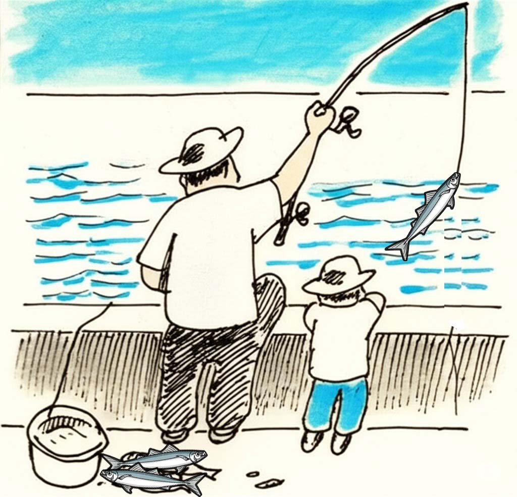 釣りフリー素材サヨリ